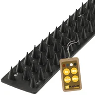 Zwalczanie i odstraszanie szkodników - Plastikowe kolce Tosta przeciw ptakom 4,5 x 50 cm czarne 1 szt. - miniaturka - grafika 1