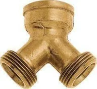 Inne akcesoria do nawadniania - GEKA Rozdzielacz GEKA plus, mosiadz, gwint wew. G3/4",2xgwint zewn. G3/4",opak.samoobsl. - miniaturka - grafika 1