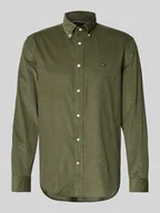 Koszule męskie - Koszula sztruksowa o kroju regular fit z czystej bawełny - miniaturka - grafika 1