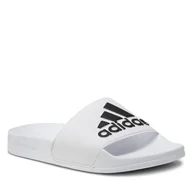 Klapki i japonki damskie - Adidas Klapki adilette Shower GZ3775 White - miniaturka - grafika 1