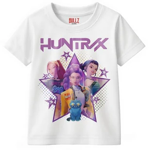 Koszulka biała dziecięca KPopowe Łowczynie Demonów Huntrix Saja r. 122 - Moda i Uroda OUTLET - miniaturka - grafika 1