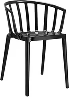 Fotele i krzesła ogrodowe - Krzesło Venice 75 cm czarne - miniaturka - grafika 1