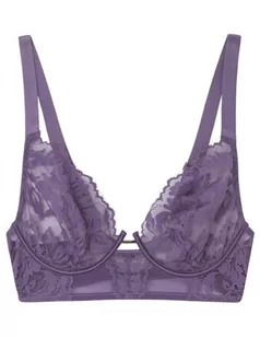 Women'secret Biustonosz Bustier Koronka Fioletowy Tiul, Fioletowy/Liliowy, 100B - Biustonosze - miniaturka - grafika 1