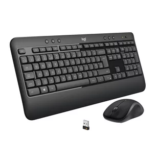 Logitech MK540 Advanced klawiatura RF Wireless QWERTZ Swiss Czarny - Zestawy komputerowe - miniaturka - grafika 1