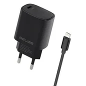 Ładowarki do telefonów - Ładowarka sieciowa BELINE BLNCB20L PD 20W Czarny - miniaturka - grafika 1