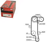 Mechanizmy rozrządu - GATES PASEK ROZRZ  5565XS AUDI A2 1,4 16V/SEAT ALTEA 1,4 06-/VW GOLF V/VI 1,4 06- - miniaturka - grafika 1