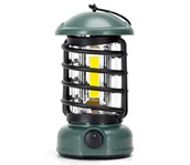 Latarki - Aigostar - LED Ściemnialna latarka kempingowa LED/3xAA zielona 18 cm - miniaturka - grafika 1