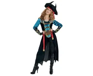 Stroje karnawałowe - Zestaw dla dorosłych Morska Piratka Przebranie Strój Kostium rozm. M - miniaturka - grafika 1