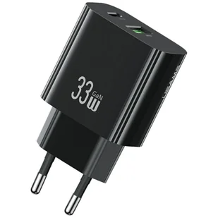 Ładowarka sieciowa USAMS CC317 T65 33W 1xUSB-C 1xUSB-A Fast Charging czarny - Ładowarki do telefonów - miniaturka - grafika 1