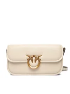 Torebki damskie - PINKO Torebka Love Box Baguette Al 25-26 PLTT 105083 A26L Écru - miniaturka - grafika 1