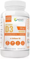 Witaminy i minerały - Wish Group Wish Witamina D3 4000IU 120 kapsułek miękkich 1145565 - miniaturka - grafika 1