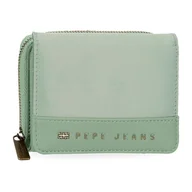 Portfele - Pepe Jeans Morgan Portfel z portmonetką Zielony 10x8x3 cm Poliester Recykling by Joumma Bags, Zielony, Talla única, Portfel z portfelem - miniaturka - grafika 1