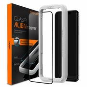 Szkła hartowane na telefon - Spigen Szkło Align Master Glas.tR FC do Apple iPhone Xr 11 black AGL00106 - miniaturka - grafika 1