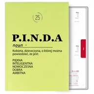 Notesy i bloczki - KALENDARZ SELEDYNOWY PLANER TERMINARZ A5 2025 PREZENT P.I.N.D.A MIX WZORY - miniaturka - grafika 1