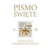 Wesele i ślub - Wydawnictwo Diecezjalne Sandomierz Pismo Święte Starego i Nowego Testamentu Białe Pamiątka Sakramentu Małżeństwa - WYDAWNICTWO DIECEZJALNE - miniaturka - grafika 1