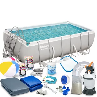 Basen ogrodowy, stelażowy, Bestway, 18w1, 404x201x100 cm - Baseny ogrodowe - miniaturka - grafika 1