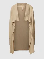 Swetry damskie - Kardigan z drapowanym przodem model ‘BIARA’ - miniaturka - grafika 1