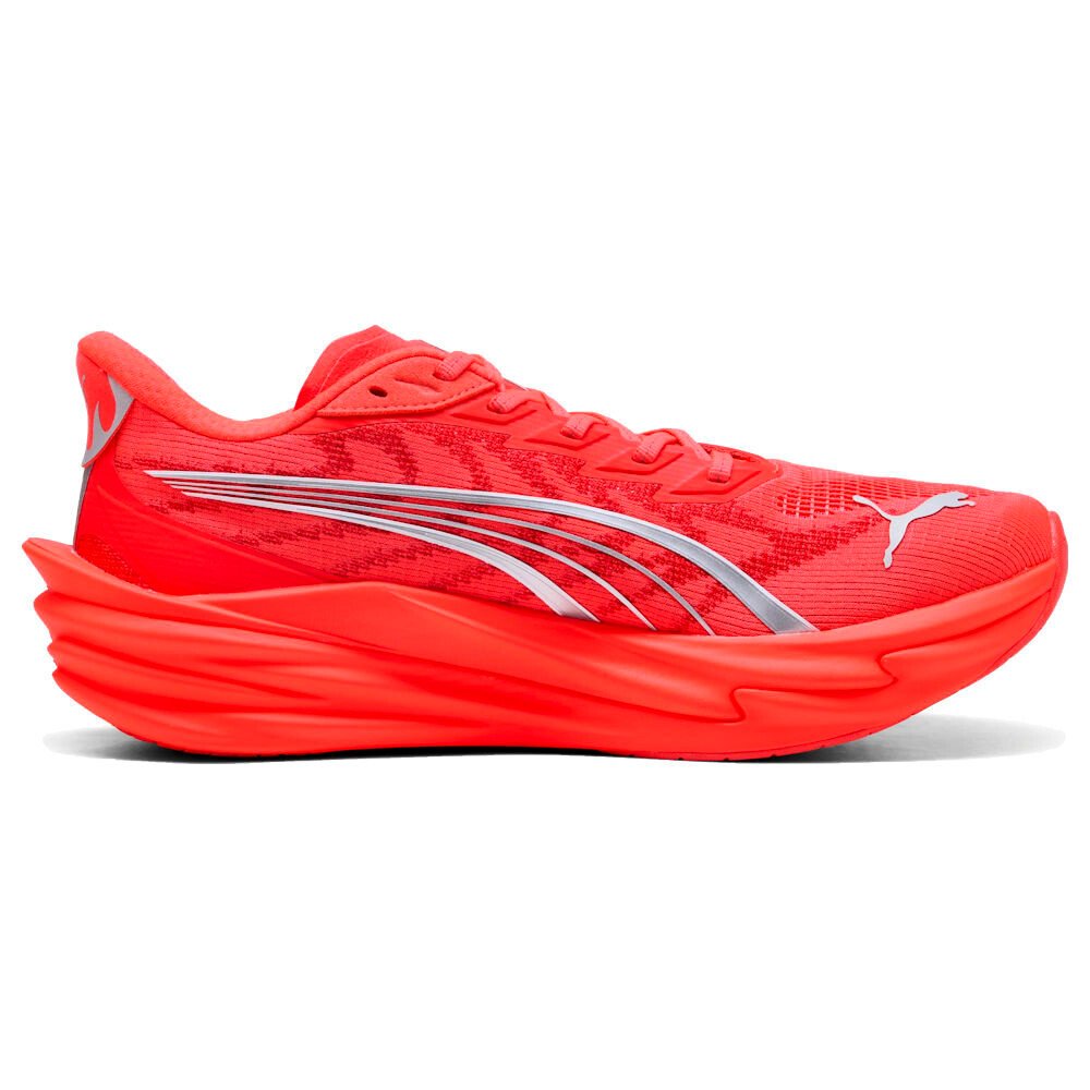 Męskie buty do biegania Puma Deviate Nitro 4 Ultra Red / Puma Silver UK 10