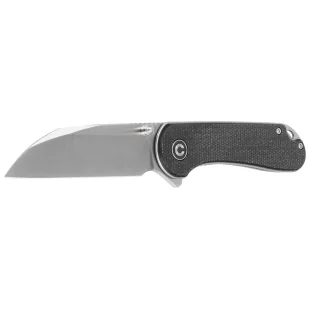 Nóż składany Civivi Elementum Wharncliffe Black Canvas Micarta, Satin Nitro-V (C18062AF-3) - Noże - miniaturka - grafika 2