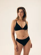 Biustonosze - Biustonosz trójkątny Lacteem Bloovii czarny L - miniaturka - grafika 1