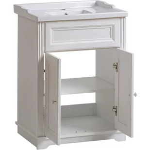 Szafka z Umywalką Retro 820 Palace White Comad Biały Andersen - Szafki łazienkowe - miniaturka - grafika 1
