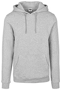 Urban Classics Męska bluza z kapturem z bawełny organicznej Basic Hoody, bluza z kapturem dla mężczyzn w wielu kolorach, rozmiary S-5XL, szary (Grey 00111), 4XL - Bluzy męskie - miniaturka - grafika 1