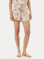 Piżamy damskie - Hunkemöller Szorty piżamowe 302147 Kolorowy Regular Fit - miniaturka - grafika 1