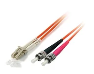 Kable miedziane - Equip LWL Patchkabel LC-&gt;ST 15.00m Singlemode Duplex OS2 yel Polybeutel 254237 - miniaturka - grafika 1