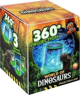 LAMPKA NOCNA DINOZAUR PROJEKTOR 360 - Projektory dla dzieci - miniaturka - grafika 1
