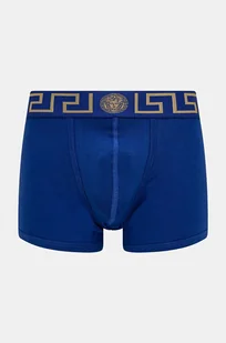 Versace bokserki męskie kolor niebieski AU10028 1A10011 - Majtki męskie - miniaturka - grafika 1