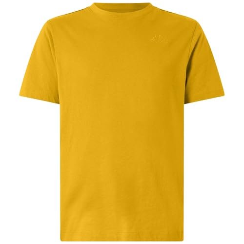 Kappa Cafers Slim Tee Wygodna i stylowa koszulka techniczna kolor żółty złoty i żółty Inca, rozmiar 10Y
