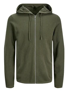 Jack & Jones Kardigan "Hill" w kolorze khaki - Swetry męskie - miniaturka - grafika 1