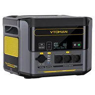 Akumulatory ogólnego zastosowania - VTOMAN Flashspeed 1000 Portable Power Station 1000W 2000W Peak 828Wh LiFePO4 Battery with AC/USB/DC Output Ports - miniaturka - grafika 1