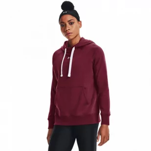 Damska bluza dresowa nierozpinana z kapturem UNDER ARMOUR Rival Fleece HB Hoodie - Kurtki i kamizelki sportowe damskie - miniaturka - grafika 1