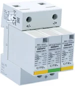 Akcesoria do kolektorów i fotowoltaiki - Ogranicznik przepięć typ 1+2 (BC) 12,5KA 2P+G DS50PVS-1000G - miniaturka - grafika 1