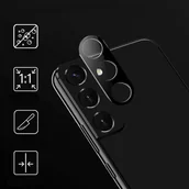 Części i akcesoria do laptopów - Szkło ochronne osłona nakładka na aparat/ obiektyw do Samsung Galaxy S23 / S23+ Plus czarny - miniaturka - grafika 1