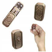 Zabawki sensoryczne - Metalowy MAGNETYCZNY SUWAK Zabawka Antystresowa FIDGET TOYS ADHD OCD Dla Dorosłych - miniaturka - grafika 1