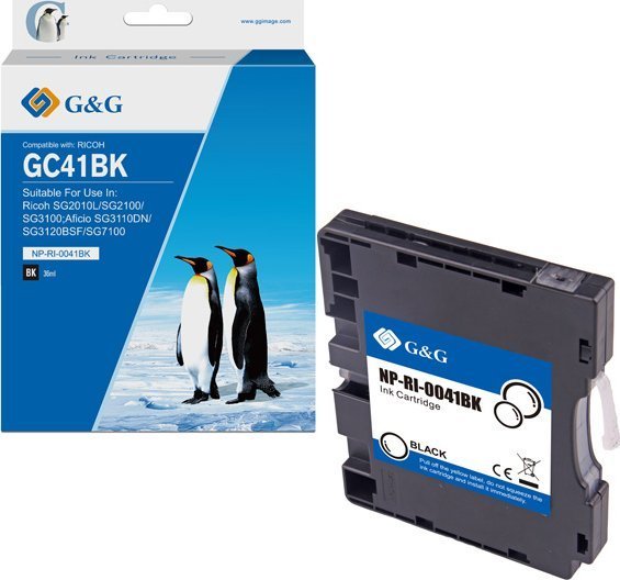 Tusz G&G kompatybilny ink / tusz z 405765, NP-RI-0041BK, black, 600s