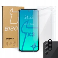 Szkła hartowane na telefon - 3X Szkło + Szybka Na Aparat Bizon Do Galaxy A54 5G - miniaturka - grafika 1