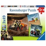 Puzzle - Ravensburger Puzzle Maszyny rolnicze Claas 3x49 - miniaturka - grafika 1