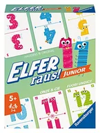 Pozostałe książki - Ravensburger - 20947 Elfer Raus! Junior - Kartenspiel 2 - 6 Spieler, Spiel ab 5 Jahren für Kinder und Erwachsene, Zahlenraum 1-20 - miniaturka - grafika 1