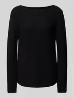 Swetry damskie - Sweter o kroju regular fit z dzianiny z bawełny - miniaturka - grafika 1