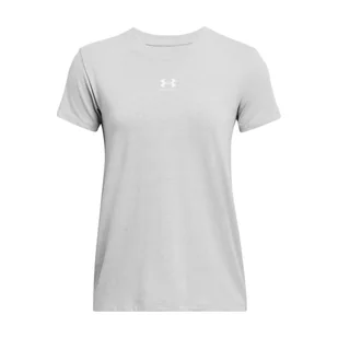 Damska Koszulka z krótkim rękawem UNDER ARMOUR OFF CAMPUS CORE SS 1383648-012 – Szary - Koszulki i topy damskie - miniaturka - grafika 1