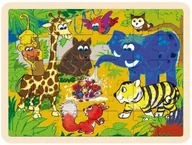 Puzzle - Brimarex, puzzle drewniane Dżungla Top Bright - miniaturka - grafika 1