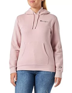 Champion Legacy American Classics W-Script Logo Light Powerblend Fleece Damska bluza z kapturem, Różowy, L - Bluzy damskie - miniaturka - grafika 1