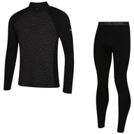 Bielizna sportowa męska - Zestaw męski Zulu Merino 240 Zip Long Rozmiar: L / Kolor: czarny - miniaturka - grafika 1