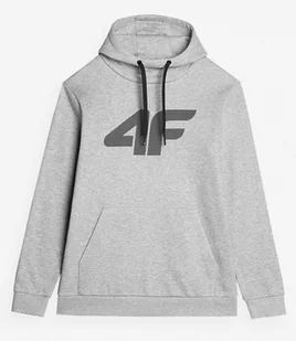 Bluza męska 4F Sportowa z kapturem Szara Dresowa - Bluzy męskie - miniaturka - grafika 1