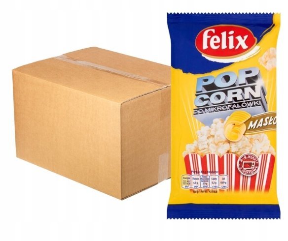 Popcorn do mikrofalówki Felix maślany 90g x24 szt