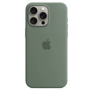 Etui i futerały do telefonów - Etui APPLE Silicone Case MagSafe do iPhone 15 Pro Max Cyprys - miniaturka - grafika 1