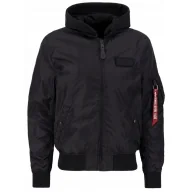 Odzież taktyczna i umundurowanie - Kurtka Alpha Industries MA-1 TT Hood 196108 515 - Czarna - miniaturka - grafika 1